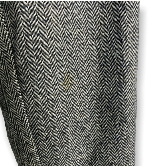 Vintage 90's Salem Micro Fishbone Wool Blend Pants Size 11 / 12 - Picture 6 of 11